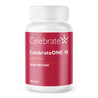 CelebrateONE 18 O dată pe zi Bariatric Multivitamine cu fier, capsule