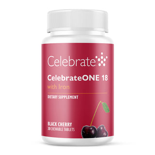 CelebrateONE 18 Jednodenný bariatrický žuvací multivitamín s obsahom železa 