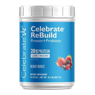 Celebrate® ReBuild Protein + Probiotikum, por