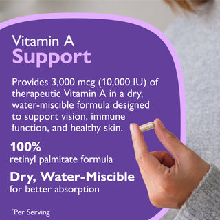 Vitamina A 3.000mcg (10.000 UI), Capsule