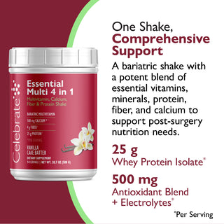 Essential Multi 4 în 1 Multivitamine cu calciu + proteine, pulbere