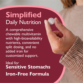 Multivitamine bariatrice fără fier, masticabile