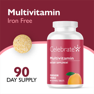Multivitamine bariatrice fără fier, masticabile
