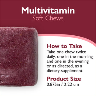 Multivitamine bariatrice fără fier, mestecat moale