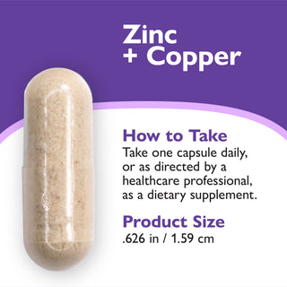 Zinc plus cupru, capsule