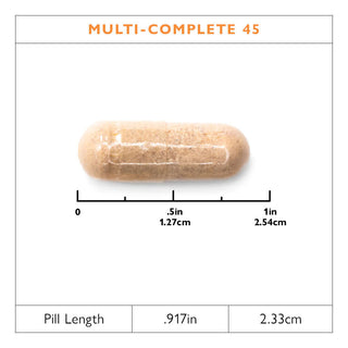 Multi-Complete 45 Bariatric Multivitamin vaskapszulákkal 